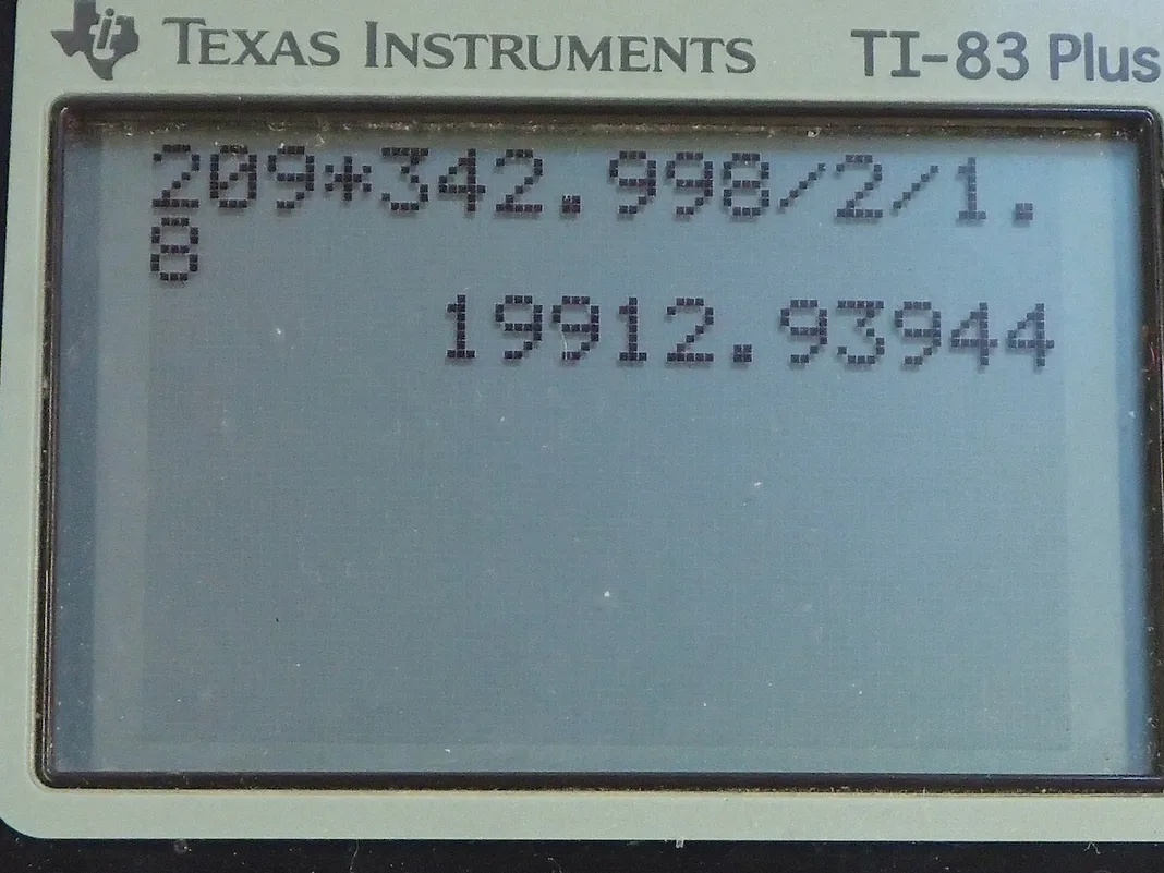 Calculator screenshot
