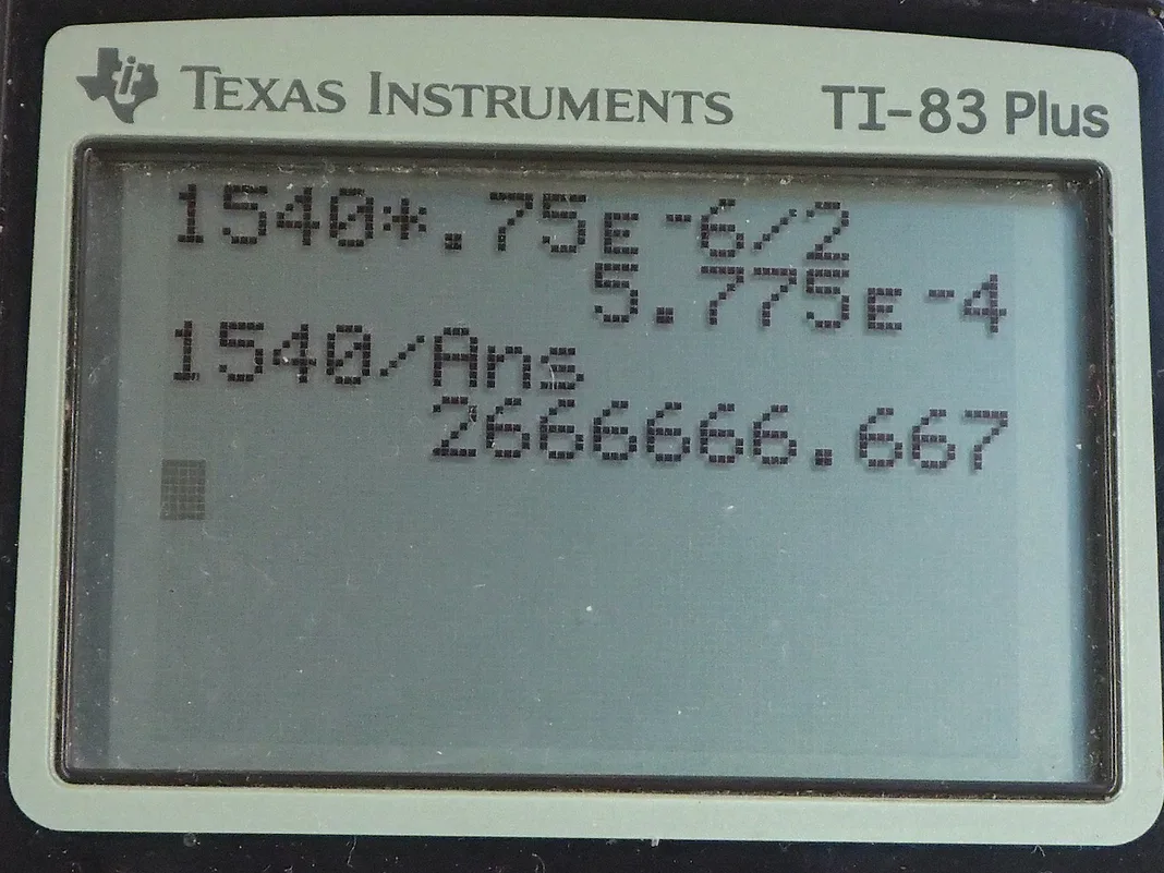 Calculator screenshot