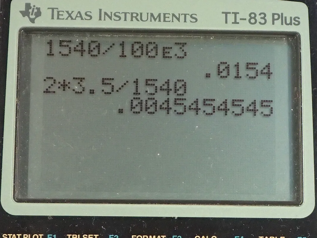 Calculator screenshot