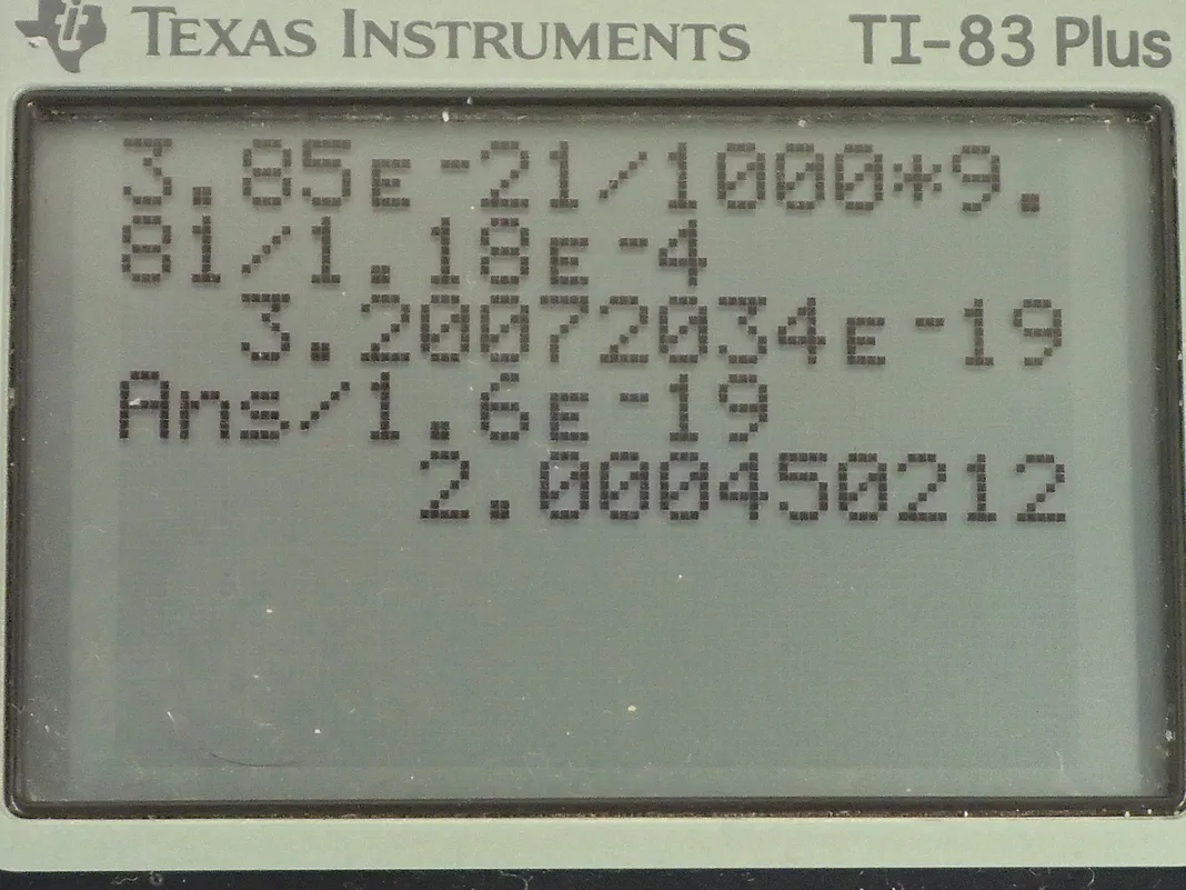 Calculator screenshot