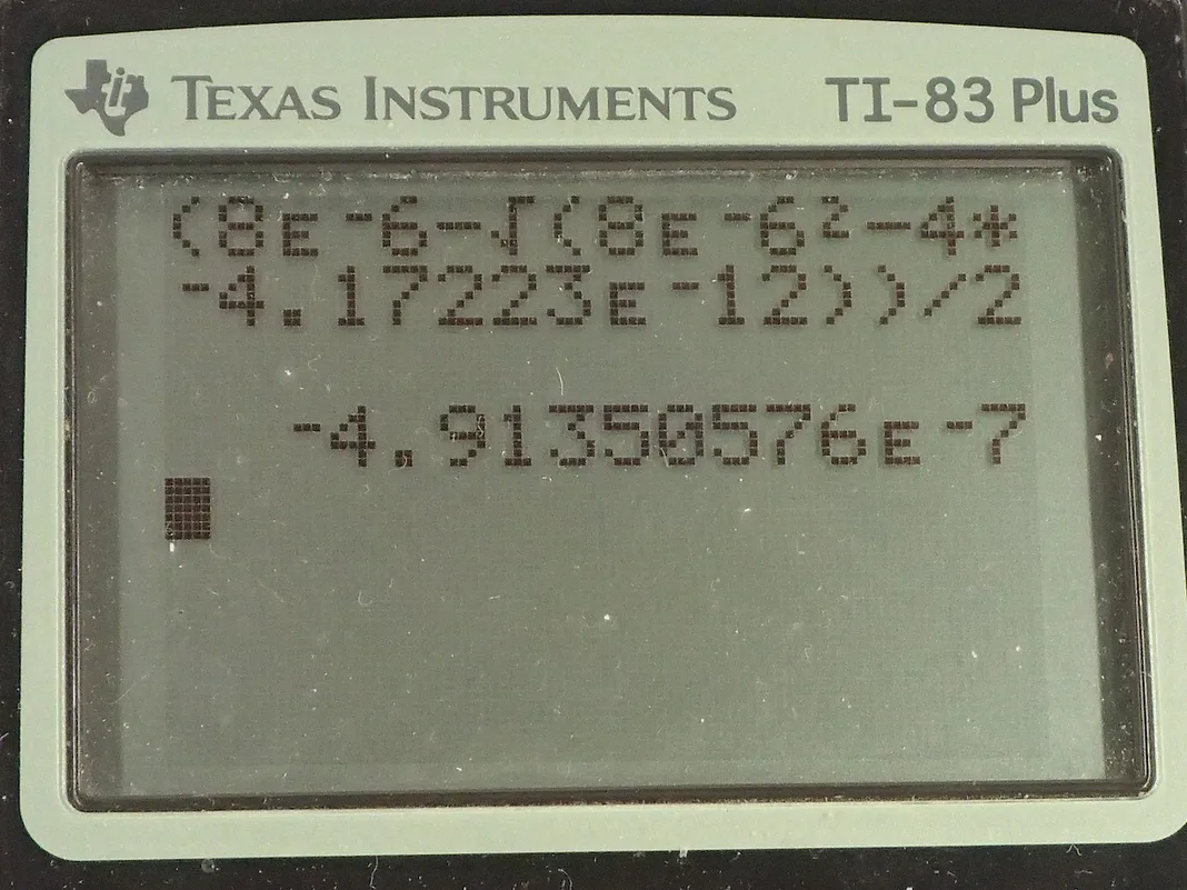 Calculator screenshot