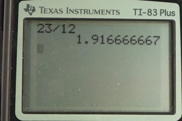 Calculator screenshot