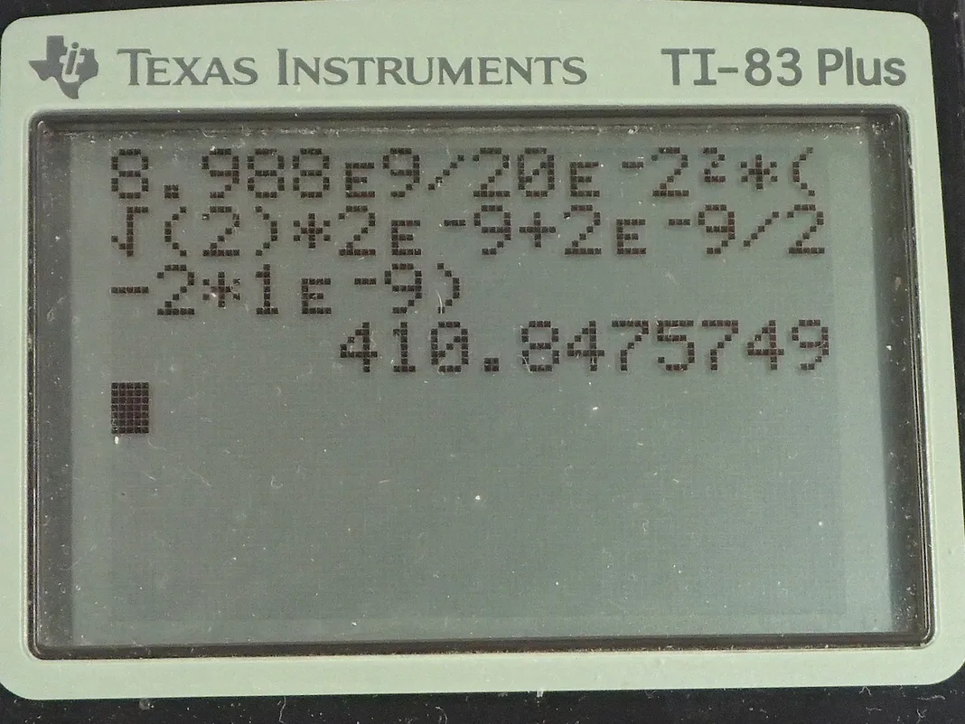 Calculator screenshot