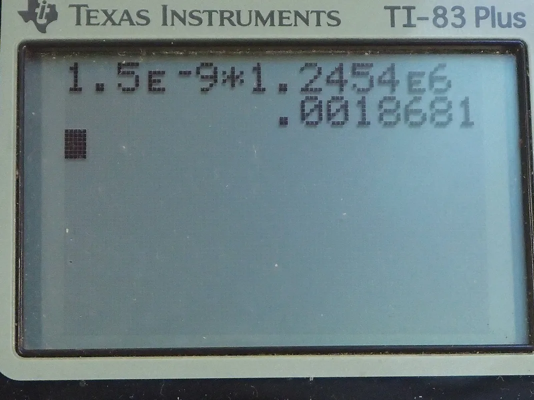 Calculator screenshot