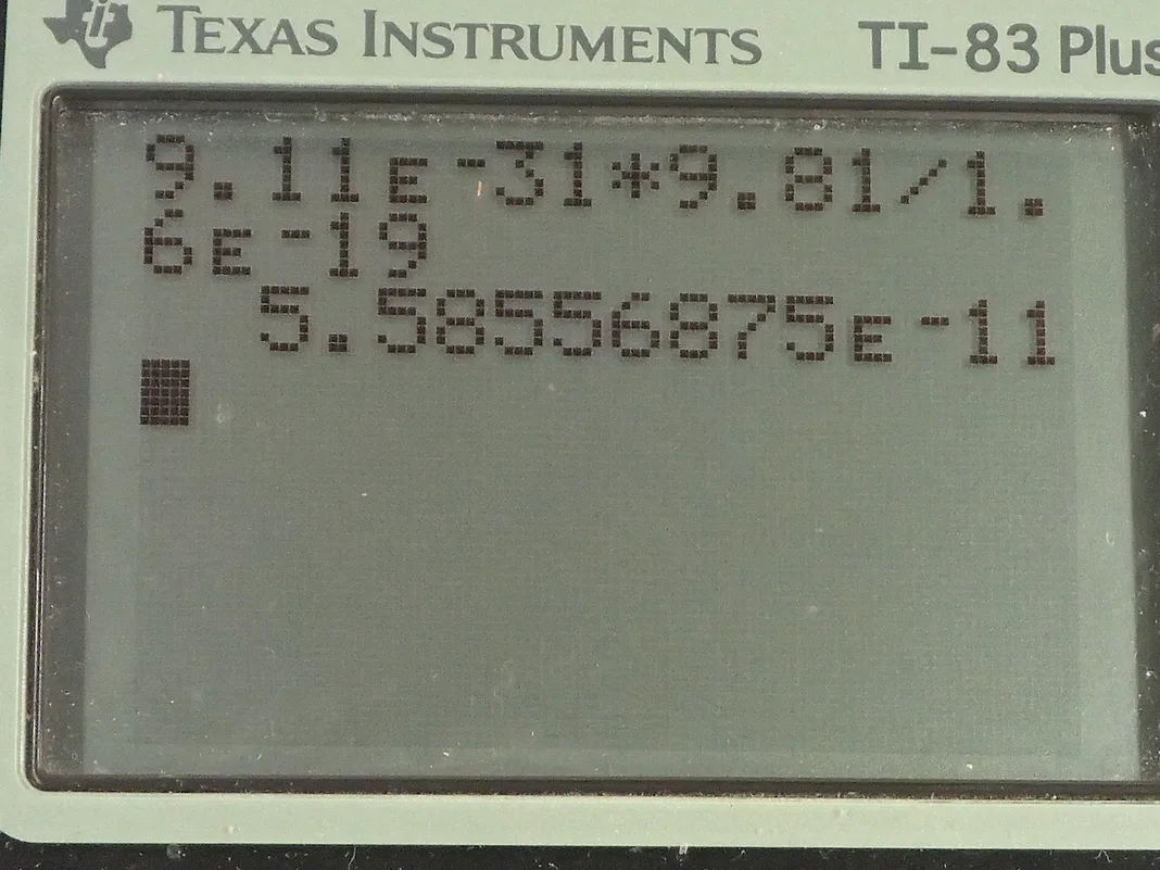 Calculator screenshot