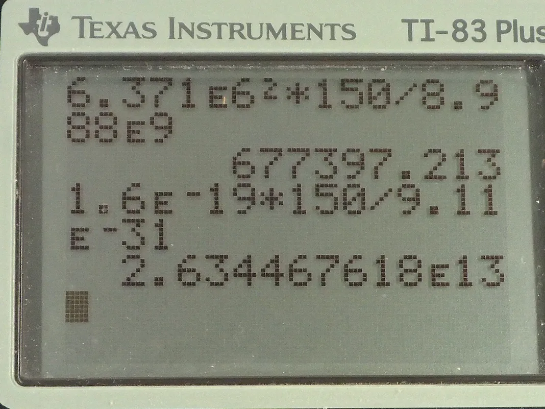 Calculator screenshot
