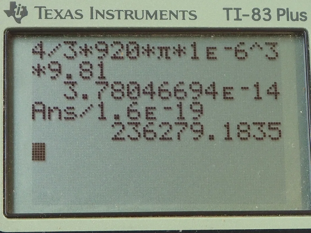 Calculator screenshot