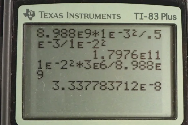 Calculator screenshot