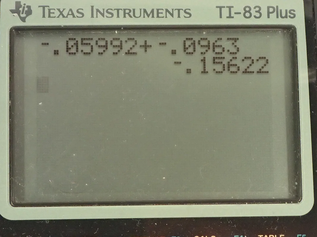 Calculator screenshot