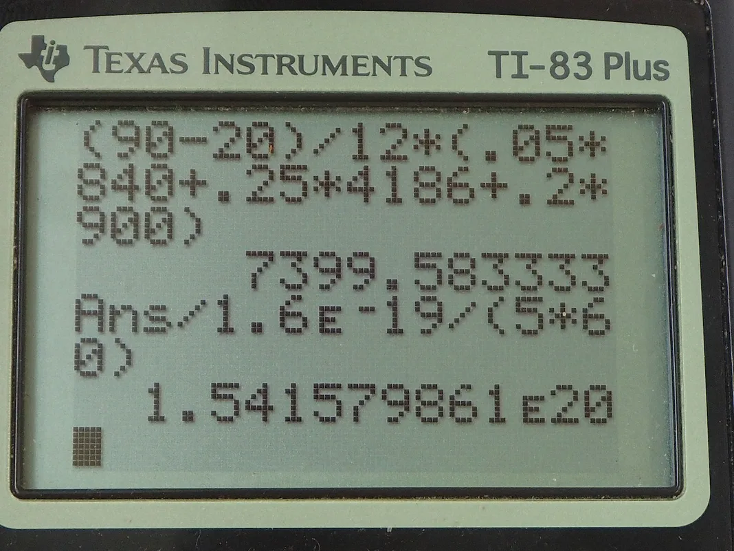 Calculator screenshot