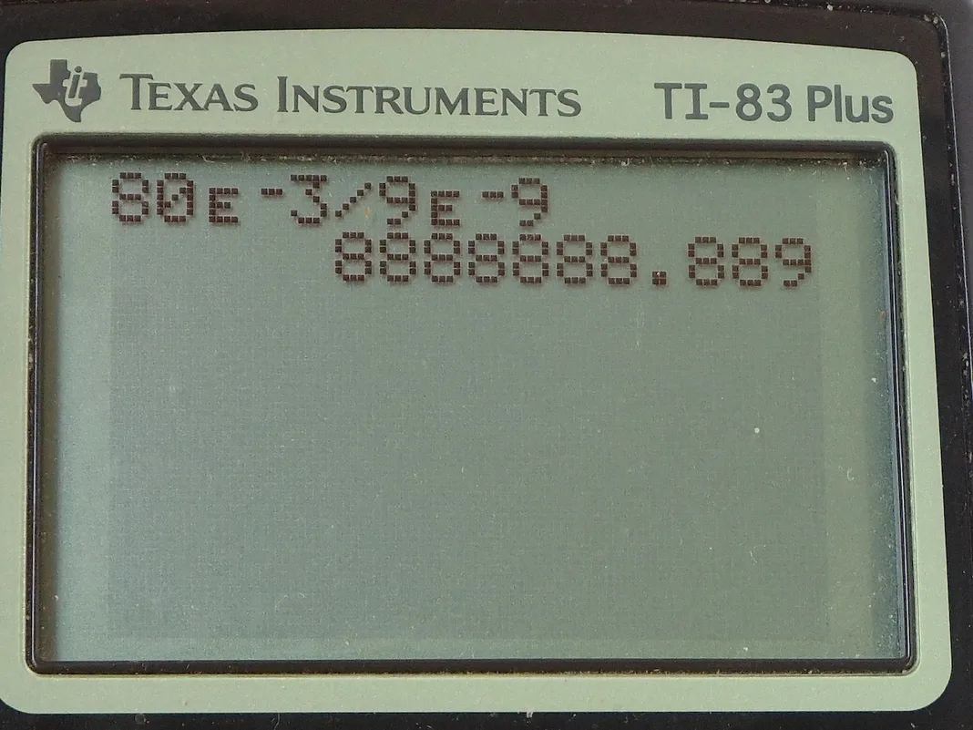 Calculator screenshot