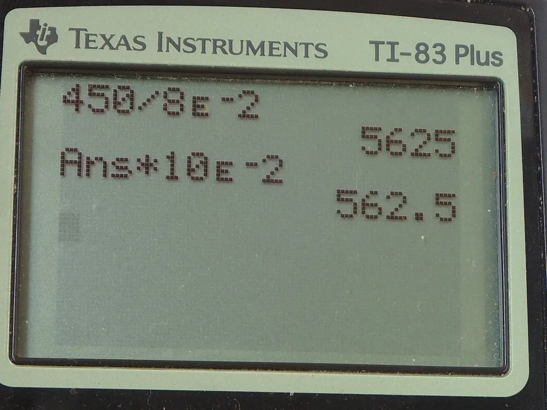 Calculator screenshot