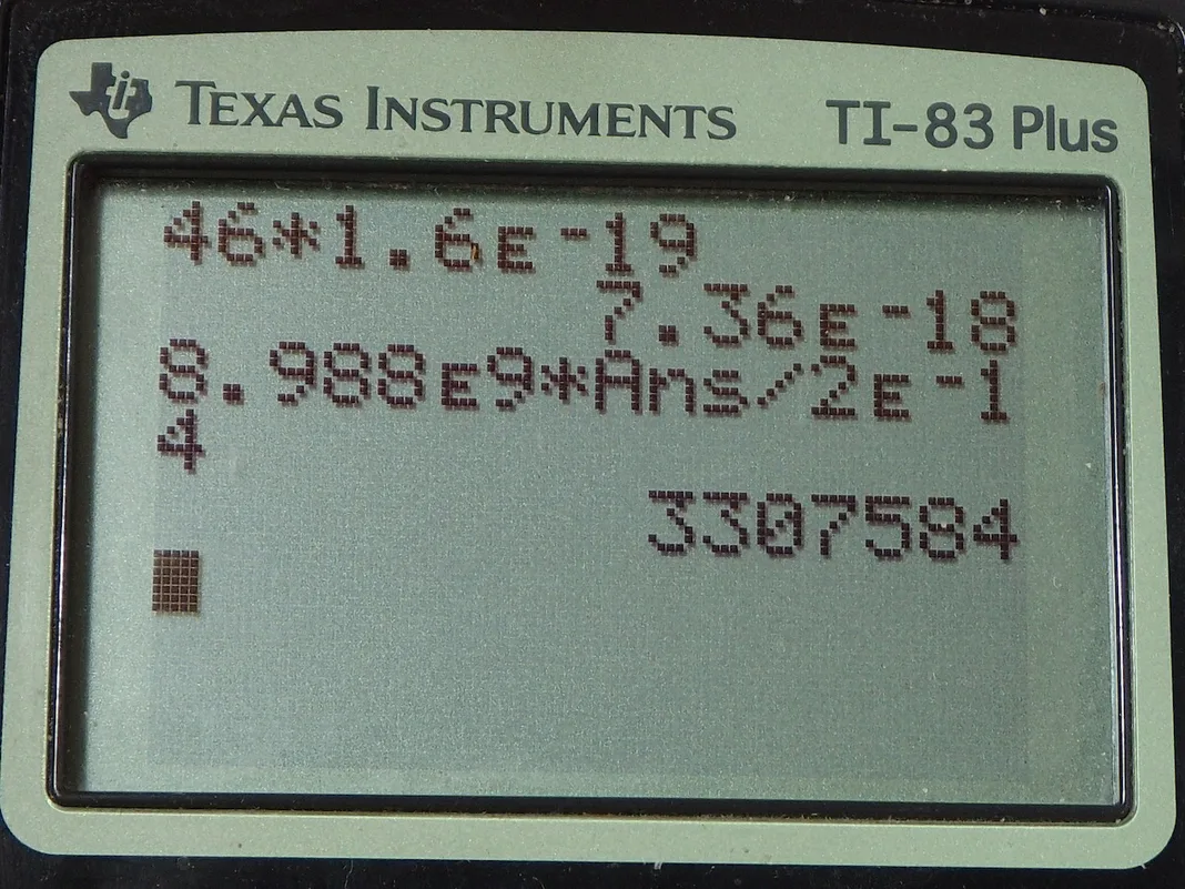 Calculator screenshot