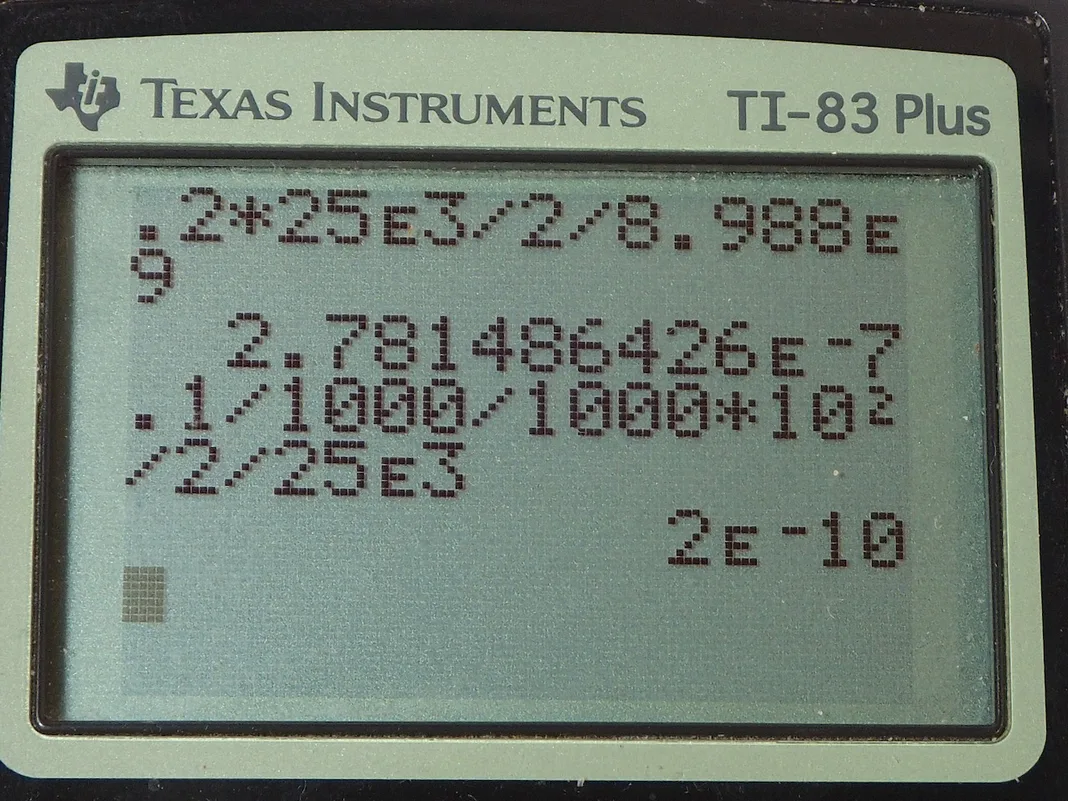 Calculator screenshot