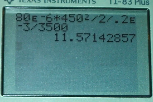 Calculator screenshot