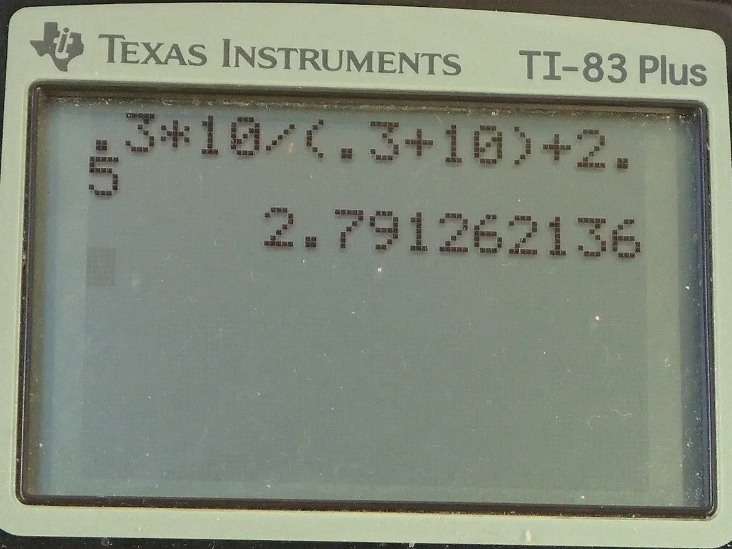 Calculator screenshot