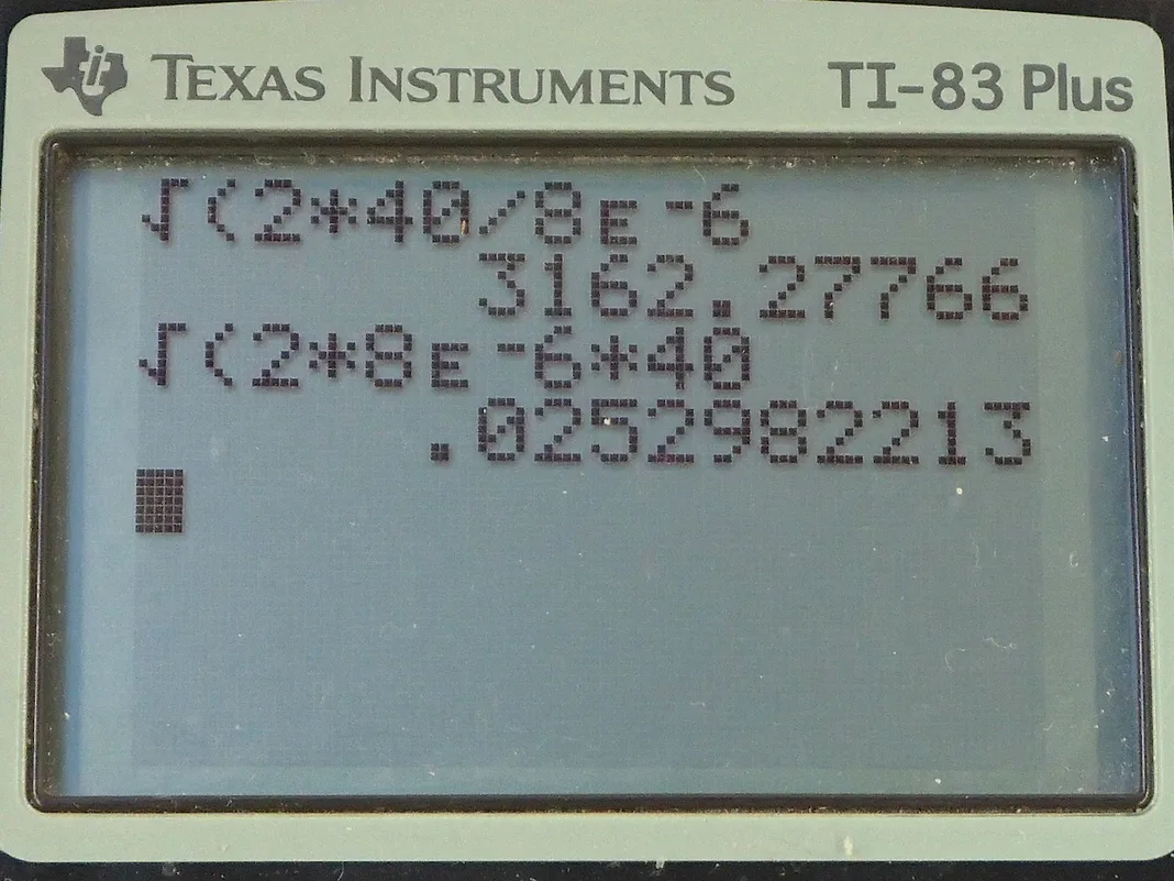 Calculator screenshot