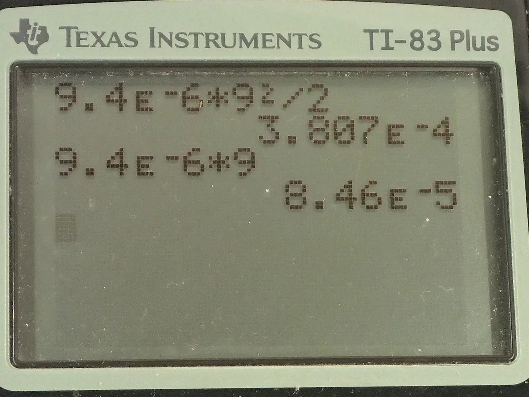 Calculator screenshot