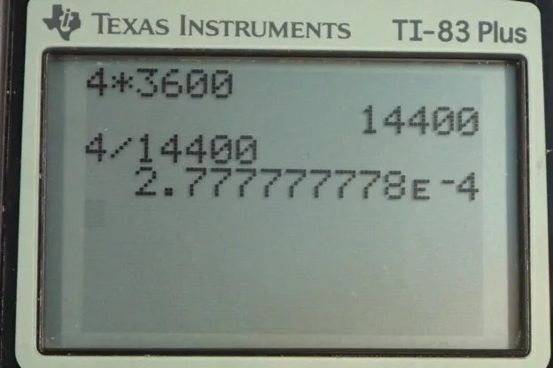 Calculator screenshot
