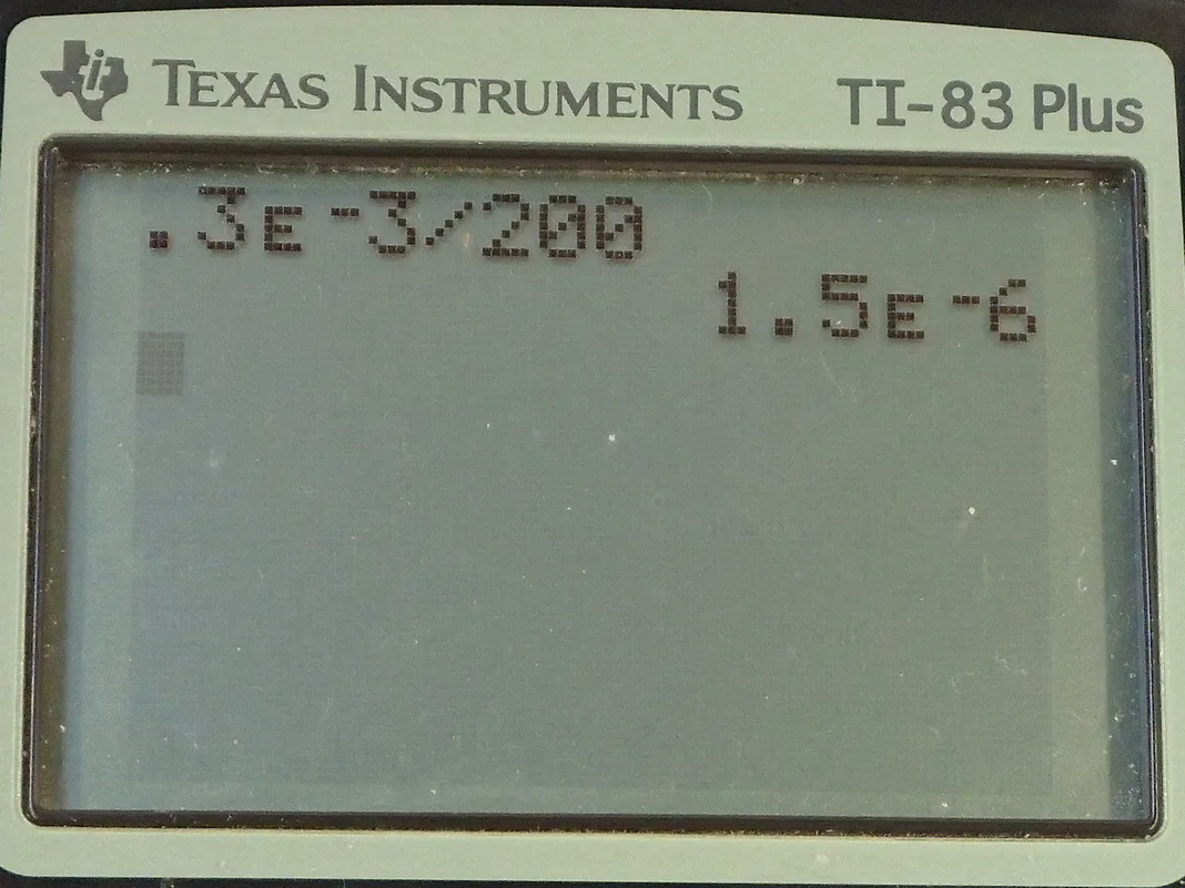 Calculator screenshot