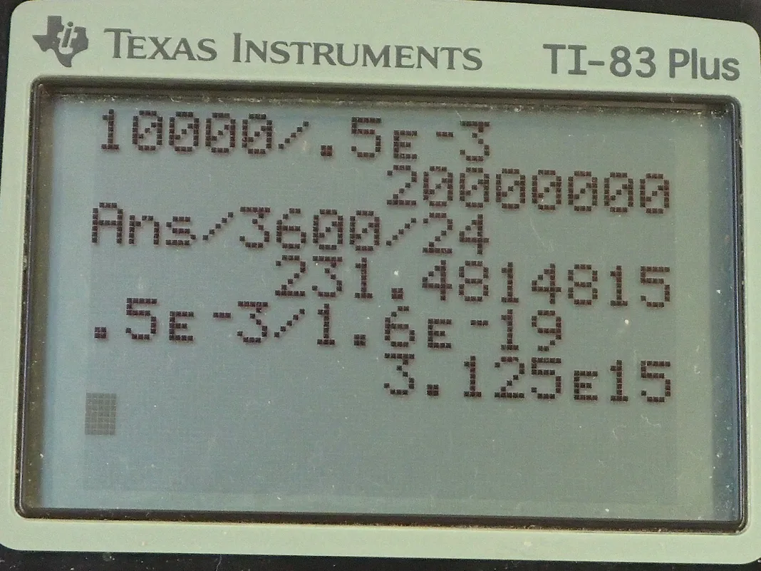 Calculator screenshot