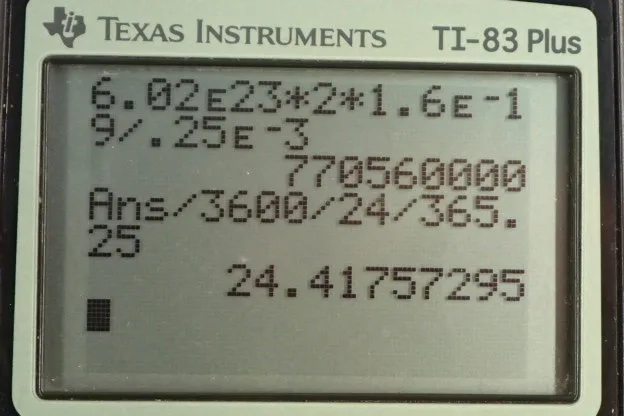 Calculator screenshot