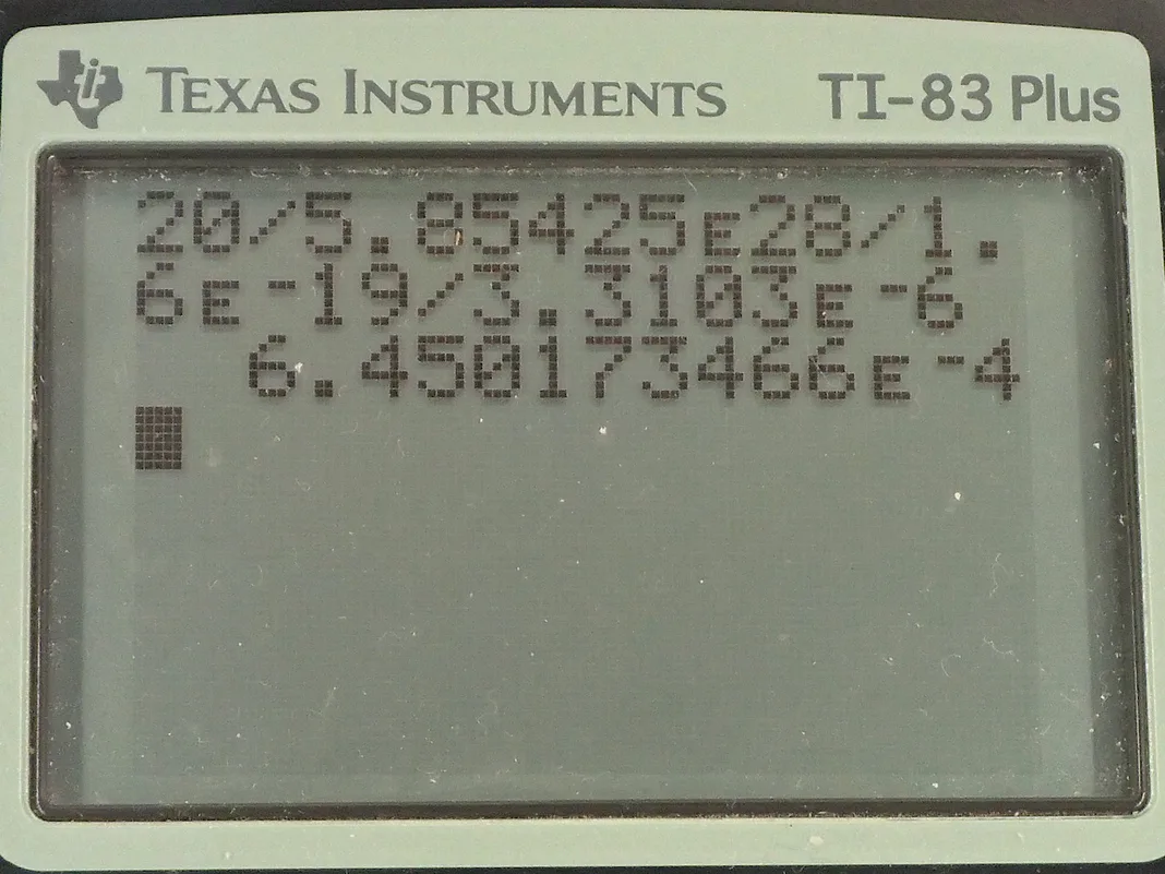 Calculator screenshot