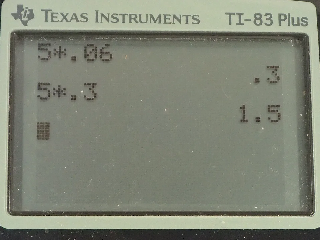 Calculator screenshot
