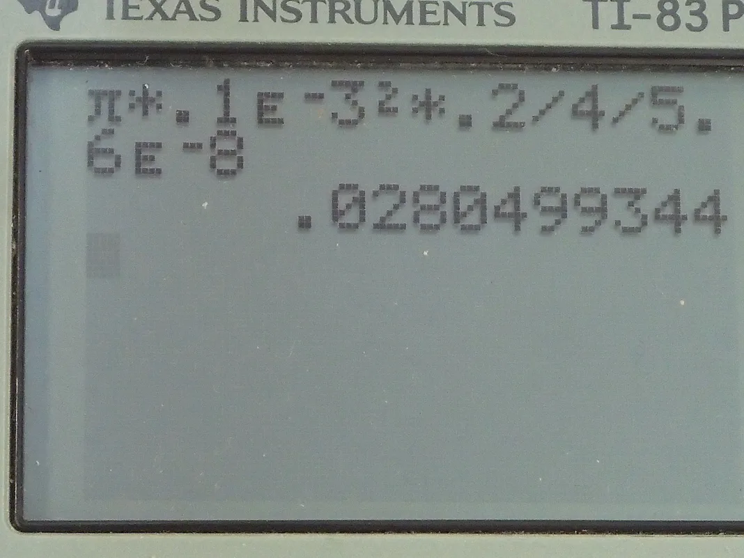 Calculator screenshot