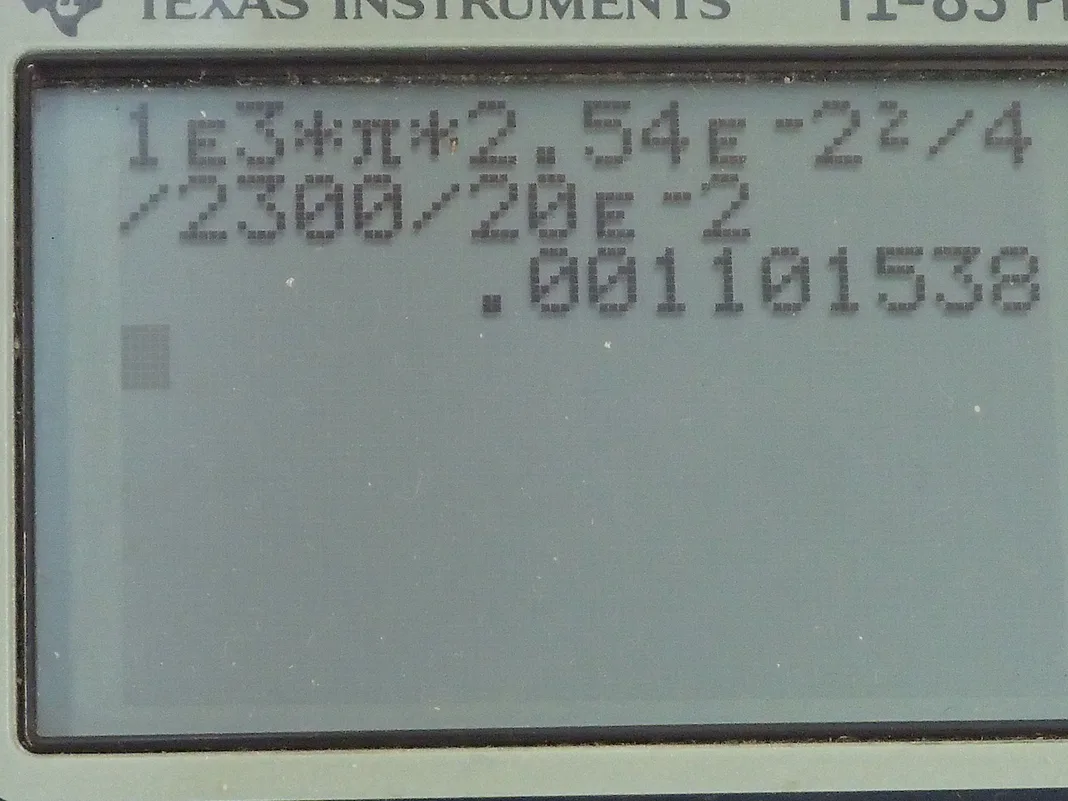 Calculator screenshot