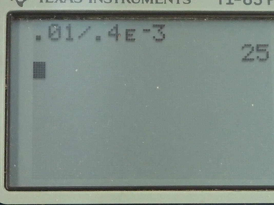 Calculator screenshot