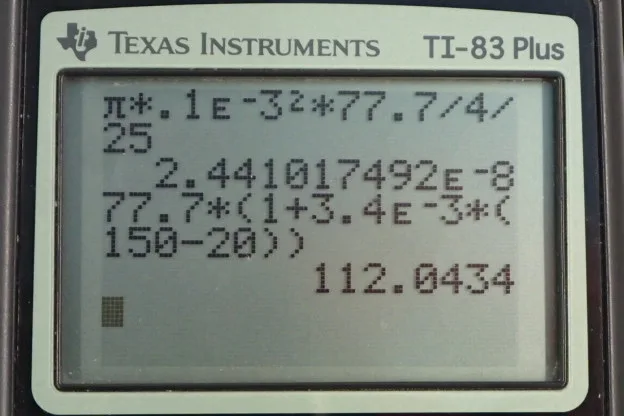 Calculator screenshot