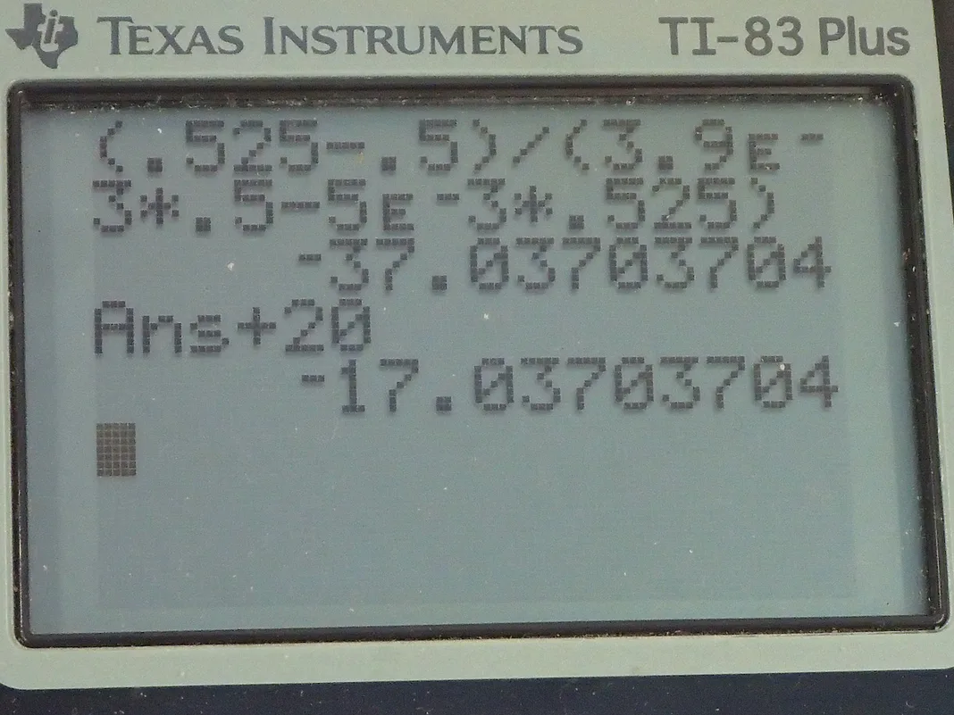 Calculator screenshot