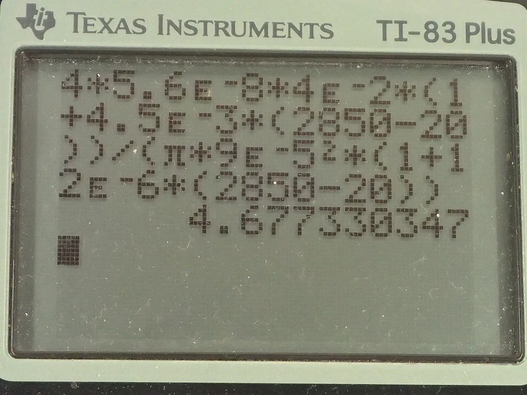 Calculator screenshot