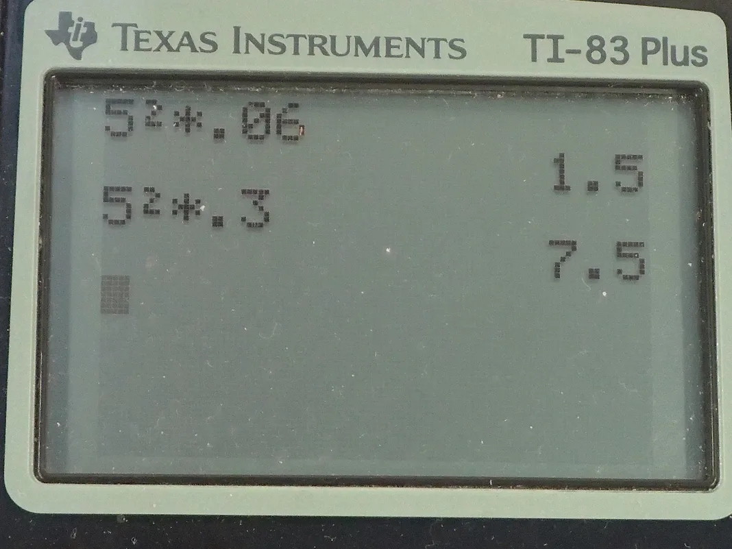 Calculator screenshot