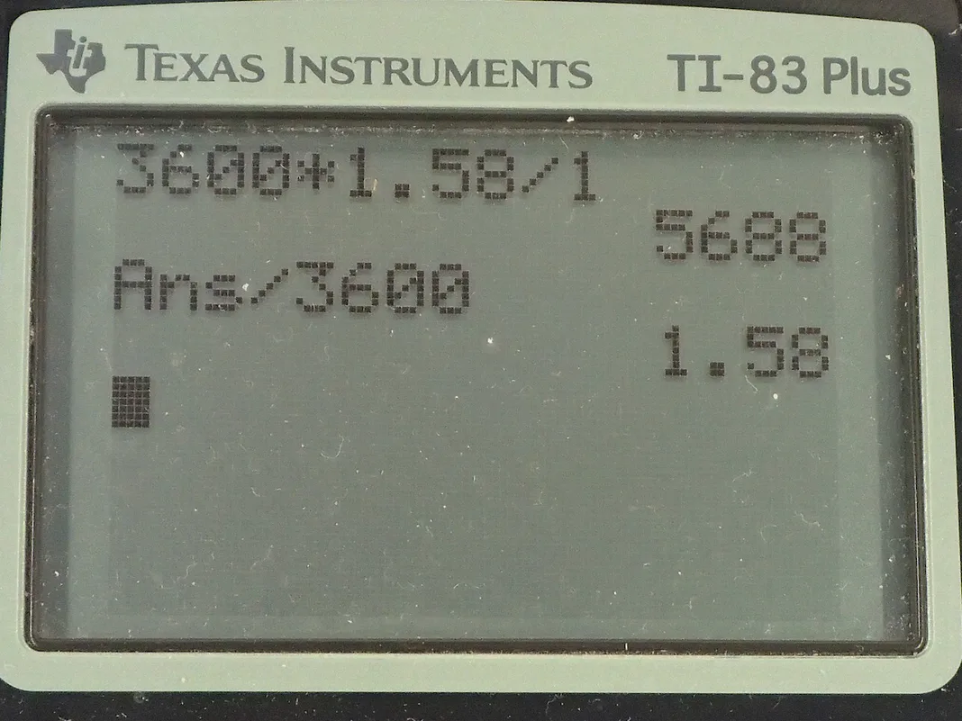 Calculator screenshot