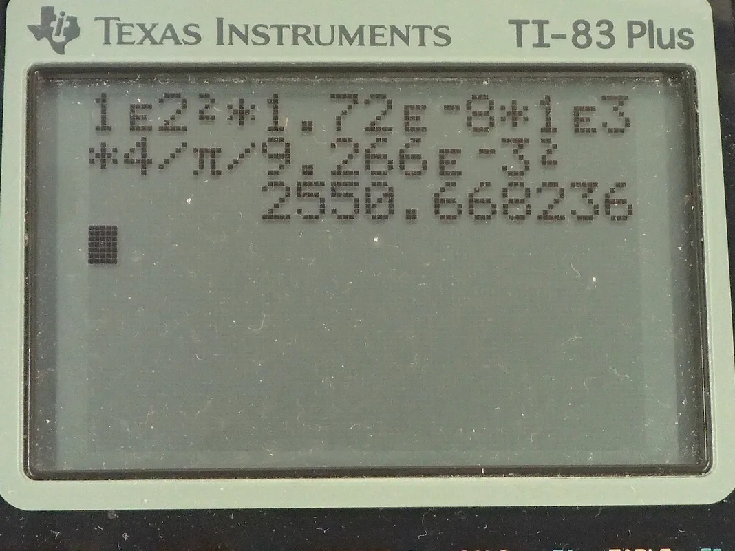 Calculator screenshot