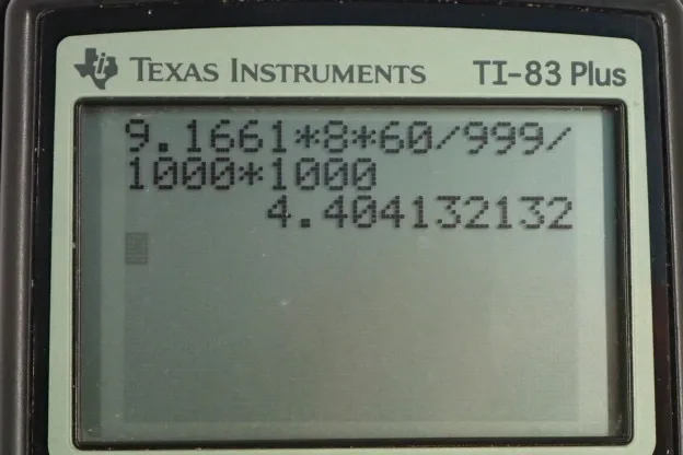Calculator screenshot