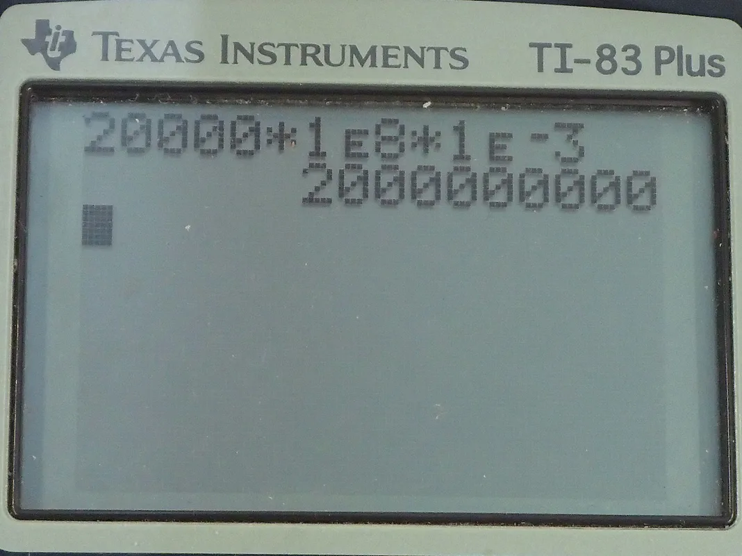 Calculator screenshot
