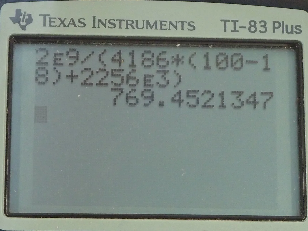 Calculator screenshot