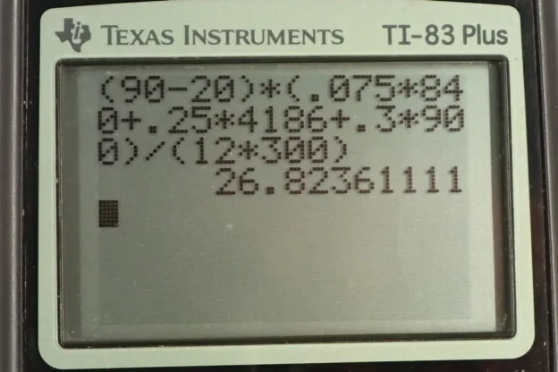Calculator screenshot