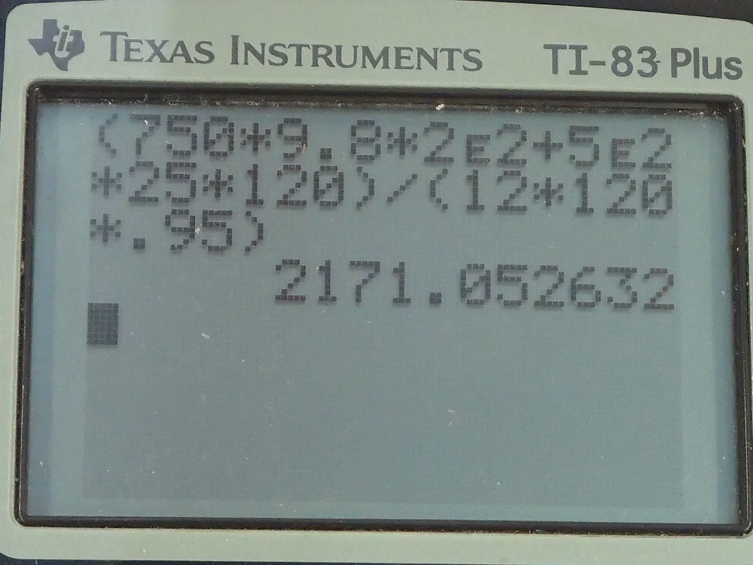 Calculator screenshot