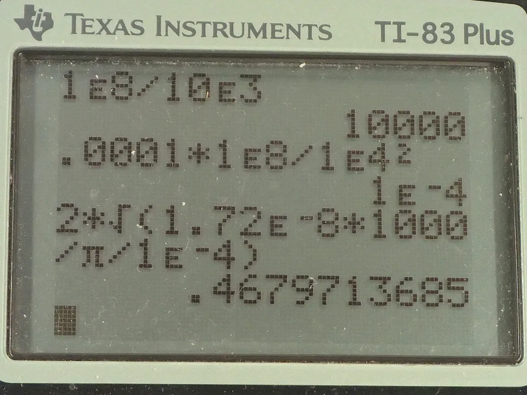 Calculator screenshot