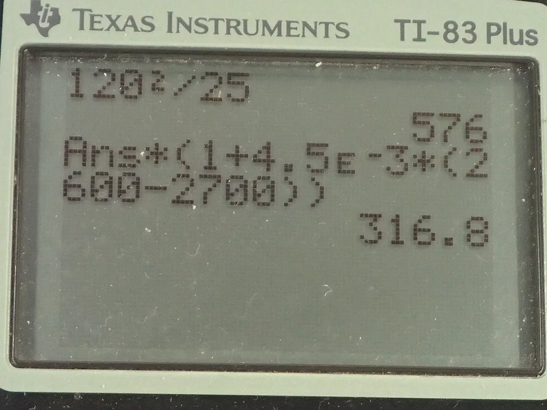 Calculator screenshot