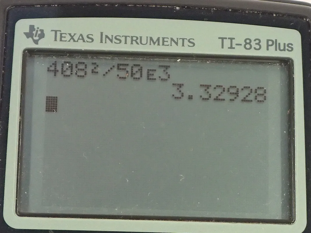 Calculator screenshot