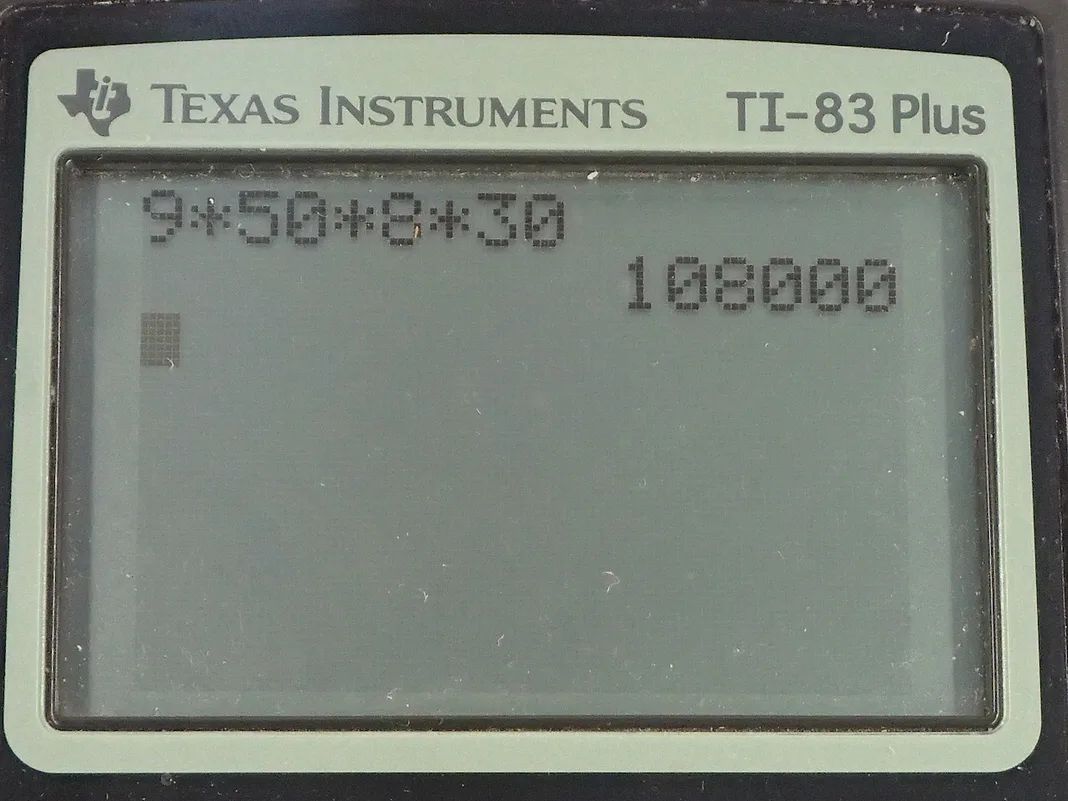 Calculator screenshot