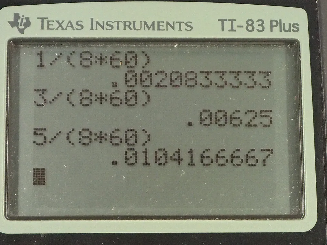 Calculator screenshot