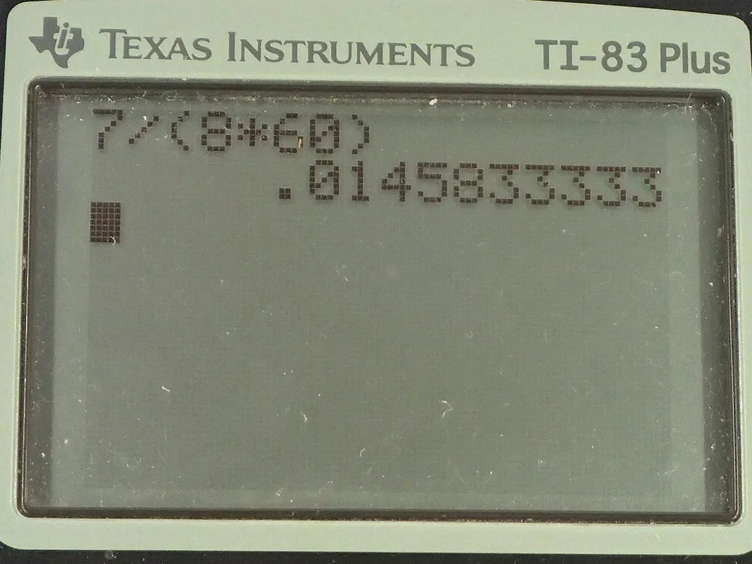 Calculator screenshot