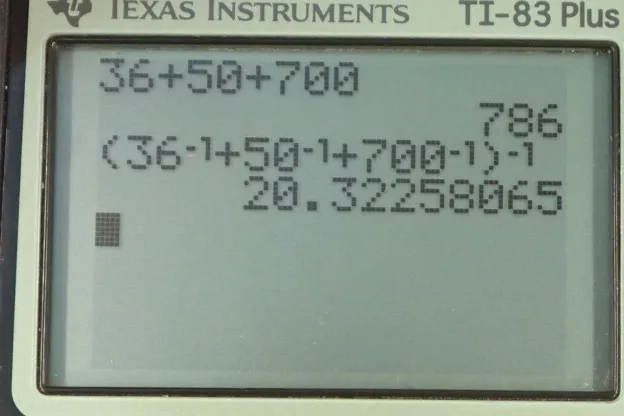 Calculator screenshot