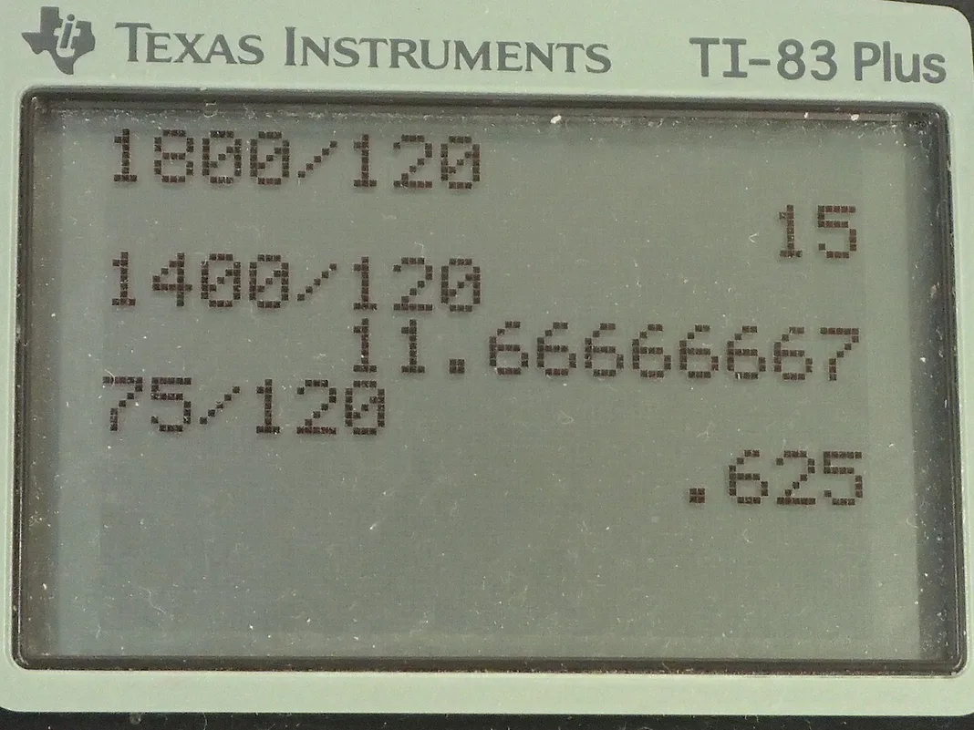 Calculator screenshot